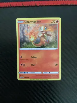 Pokemon Charmander SWSH092 Sword & Shield Black Star Promo Holo NM - Image 1