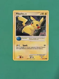 2007 Pokemon Pikachu LV.13 Holo Pop Series 6 9/17 EX-EXMT - Image 1