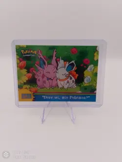 Pokemon Topps 2000 Nidoran Spanish Orange Islands 0R17 "Dove sei, mio Pokemon" - Image 1