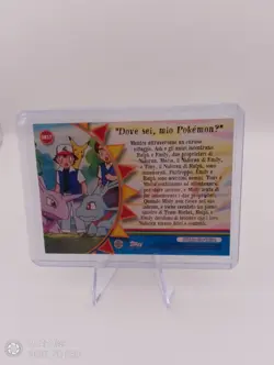 Pokemon Topps 2000 Nidoran Spanish Orange Islands 0R17 "Dove sei, mio Pokemon" - Image 2
