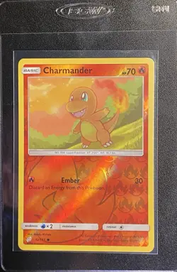 Charmander Reverse Holo 12/181 Pokemon TCG Sun & Moon Team UP Reverse Holo NM - Image 4