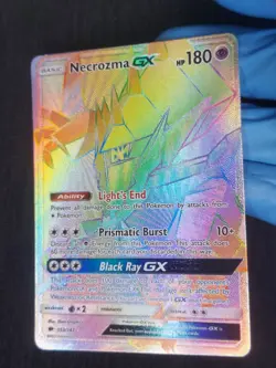 Pokemon TCG - Necrozma GX - Burning Shadows - 153/147 Holo - Secret Rainbow Rare - Image 2