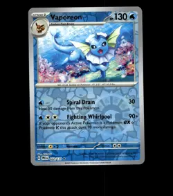 Vaporeon - 022/131 - Prismatic Evolutions - Reverse Holo Near Mint Pokemon TCG - Image 1