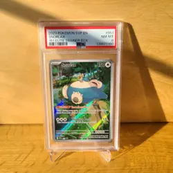2023 POKEMON SVP EN-SV BLACK STAR PROMO 151 ELITE TRAINER BOX #051 SNORLAX PSA 8 - Image 1