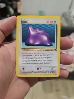 Pokemon Ditto 18/62 · Rare · Fossil · Vintage WOTC (1999) NM PACK FRESH! - Image 1