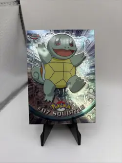 2000 Pokemon Topps Chrome: Squirtle #07 - NM - Image 1