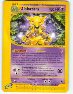 Alakazam - 33/165 Expedition Base Set - Pokemon TCG - 2002 - Image 1