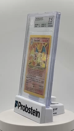 1999 Pokemon Game Base Set Unlimited #4 Charizard Holo Rare BGS 7.5 w/ 9 - Image 2