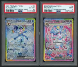 2025 Pokemon PRE EN Prismatic Evolutions SIR Sequential Set-10 w/161 Umbreon PSA - Image 5
