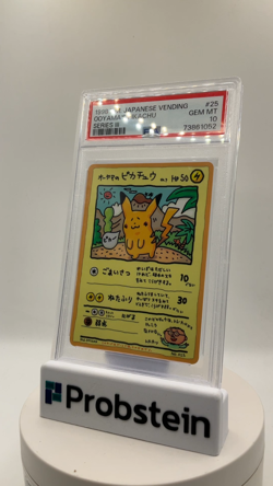 1998 Pokemon Japanese Vending Series III #25 Ooyama's Pikachu PSA 10 GEM MINT - Image 2