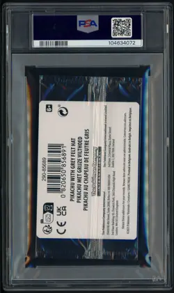 Pokemon Pikachu with Grey Felt Hat Van Gogh #085 Graded Sealed Promo PSA 10 - Image 3