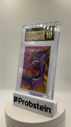Yukina Suzuki Signed Sketched Pokemon JPN Old Maid Spare CGC 10 w/ AUTO 10 - Image 2