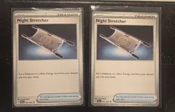 Pokemon TCG (2x) Night Stretcher 061/064 Sv: Shrouded Fable Normal Uncommon - Image 1