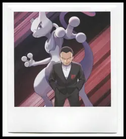 Pokemon TCG Destined Rivals Team Rocket's Mewtwo EX Collection Sticker - Image 1