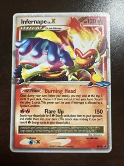 Infernape LV.X DP10 Pokemon TCG Diamond & Pearl Promo MINOR DMG - Image 1