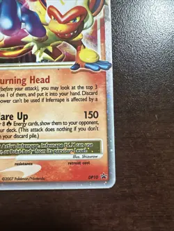 Infernape LV.X DP10 Pokemon TCG Diamond & Pearl Promo MINOR DMG - Image 4
