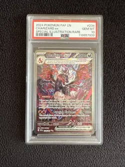 Pokemon Charizard EX 234/091 SV Paldean Fates 234 SIR GEM MINT PSA 10 NEW CERT - Image 1