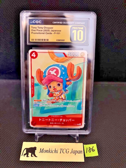 CGC Pristine 10 Tony Tony Chopper P-101 Japanese ONE PIECE McDonald's Promo '25⑧ - Image 1