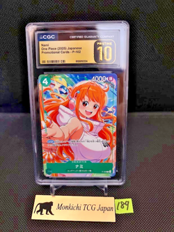 CGC PRISTINE 10 Nami P-102 ONE PIECE McDonald's Promo Japanese 2025 ⑦ - Image 1