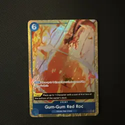 OP TCG Gum-Gum Red Roc (Alternate Art) #OP04-056 - Image 1