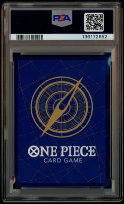 2025 ONE PIECE OP11 ENGLISH MONKEY.D.LUFFY 3RD ANNIVERSARY GOLD PSA 10 - Image 3