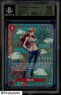 2023 One Piece Awakening New Era Nami Special Alternate Art #OP01-016 BGS 10 - Image 1