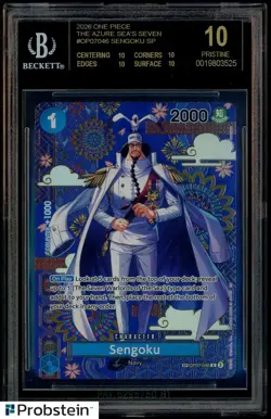 2026 One Piece The Azure Sea's Seven OP07046 Sengoku SP BGS 10 BLACK LABEL - Image 1