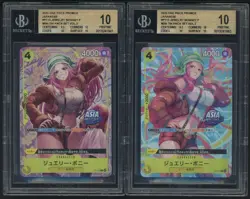 Lot of (6) BGS 10 COMPLETE SET 2025 One Piece Mini Tin Vol 2 Promos Nami Nico - Image 3