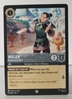Mulan - Disguised Soldier - Archazia's Island - Lorcana - #193 - singles - Image 1