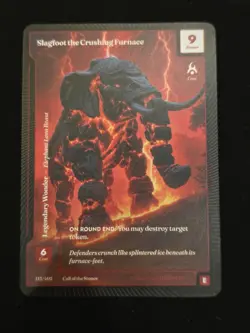 Wonders of The First Slagfoot the Crushing Furnace Epic Rare Call Of The Stones - Image 1