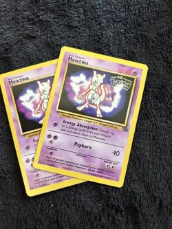 Pokemon TCG Mewtwo Kids WB Promo 1999 Card Lot Wizards Nintendo 2 Cards - Image 5