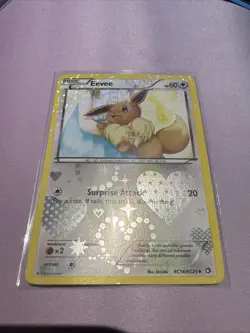 Pokemon TCG Eevee Reverse Holo RC14/RC25 Legendary Treasures Card 2013 - Image 1