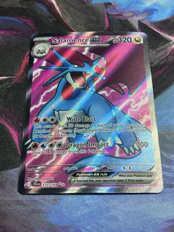 Salamence ex 177/159 Sv09: Journey Together Holo Pokemon Card - Image 1