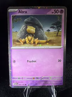Abra - 063/165 - Cosmos Holo - Promo - 151 - Pokemon Card - Image 1