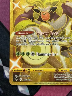Rillaboom 197/189 Darkness Ablaze Full Art Gold Secret Rare Pokemon Card - Image 5
