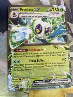Froslass Ex 003/182 Pokemon Card Paradox Rift Double Rare Never Played - Image 1