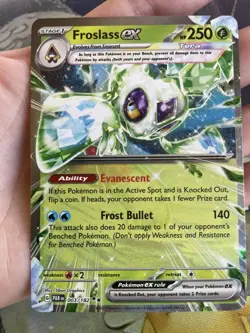 Froslass Ex 003/182 Pokemon Card Paradox Rift Double Rare Never Played - Image 3