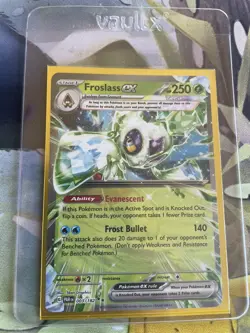 Froslass Ex 003/182 Pokemon Card Paradox Rift Double Rare Never Played - Image 5