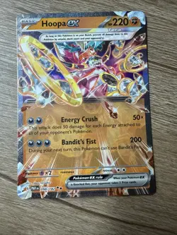 Hoopa ex 098/182 - Paradox Rift - Double Rare Pokemon TCG Card NM - Image 1