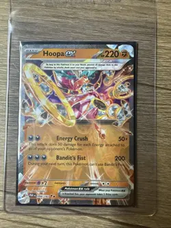 Hoopa ex 098/182 - Paradox Rift - Double Rare Pokemon TCG Card NM - Image 3