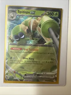 Pokemon TCG Spidops EX Pokemon Scarlet & Violet 19/198 Card TCG Holo NP - Image 3