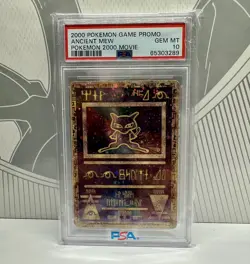 Pokemon 2000 Movie Ancient Mew PSA 10 GEM MINT Graded Card - Image 1