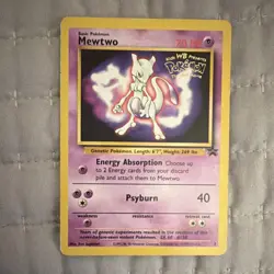 Pokemon TCG Mewtwo Kids WB Promo Regular Promo Card 70 HP #14 1999 - Image 1
