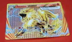 Arcanine BREAK XY180 Black Star Promo JUMBO Pokemon Card Oversized *MP* - Image 1