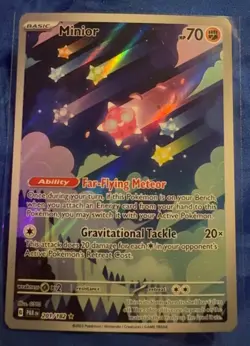 Minior 201/182 Pokemon TCG Paradox Rift Illustration Rare Card NM Condition - Image 1