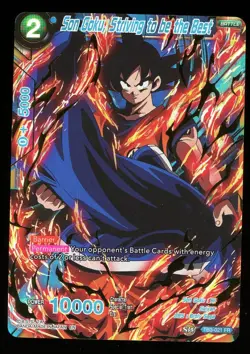 Son Goku, Striving to be the Best TB3-02 SR Foil Dragon Ball Super Card Game NM - Image 1