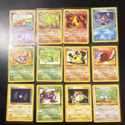 Pokemon TCG Team Rocket Lot 12 Cards Wizards of the Coast Dark Primeape Rapidash - Image 1