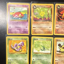 Pokemon TCG Team Rocket Lot 12 Cards Wizards of the Coast Dark Primeape Rapidash - Image 2