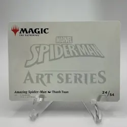 Amazing Spider-Man Art Card (24/54) (Gold-Stamped Signature) Art Series: MTG - Image 5