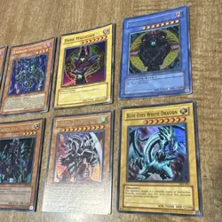Yu-Gi-Oh! TCG Konami Card Lot Dark Magician Blue-Eyes Holo 10 - Image 2